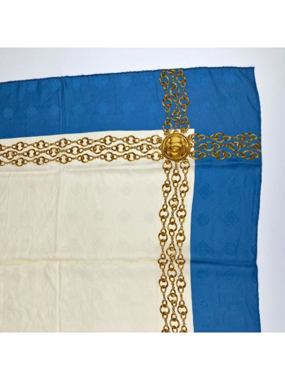 Chanel CC Logo Scarf Silk Multicolor Vintage - Picture 13 of 16